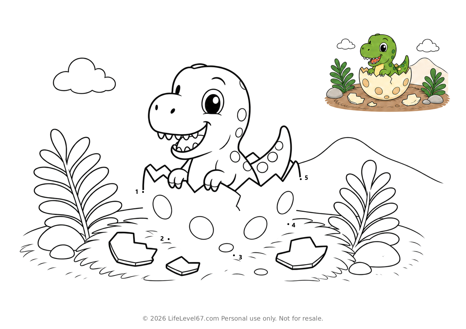 06-baby-t-rex-hatching-color-by-number.png